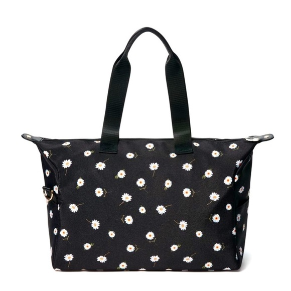 Nwt Ao X Fabfitfun Blue Daisy Print Duffel Bag - Picture 2 of 6
